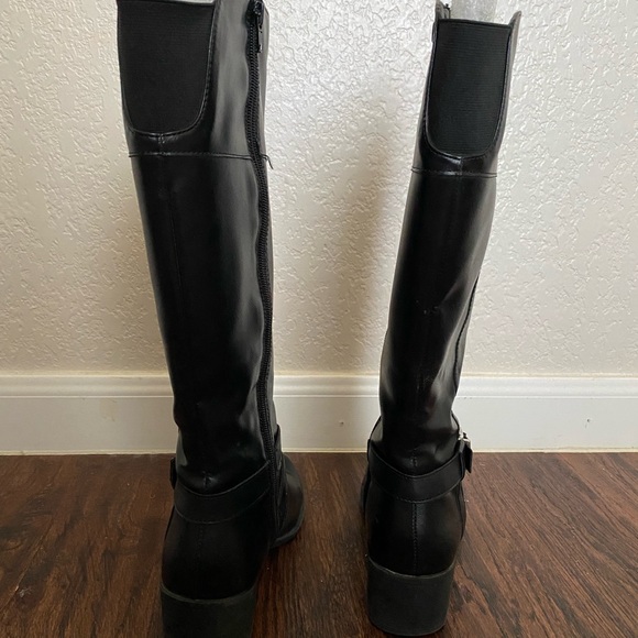 Style&Co Black Block Heel Boots - Picture 5 of 6